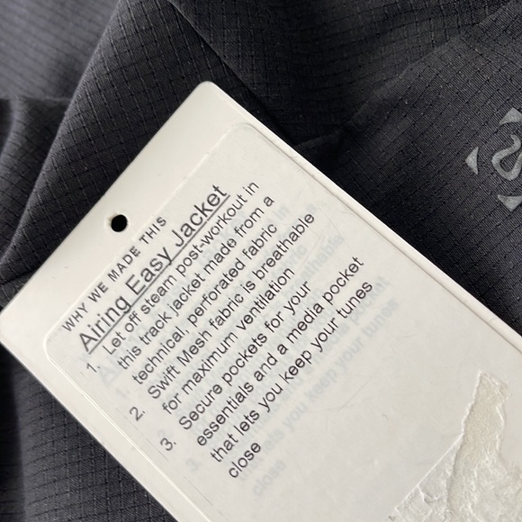 Lululemon Airing Easy Jacket Black XS - Picture 5 of 5